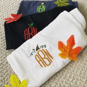 Fall-Themed Monogram Tshirts